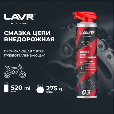 Lavr Смазка цепи внедорожная LN 7703