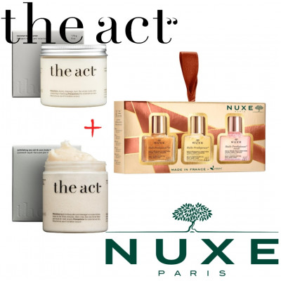 The Act Coconut + Nuxe Les 3 набор по уходу за волосами и телом для женщин