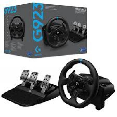 Игровой руль Logitech G923  черный для PC,PS,Xbox