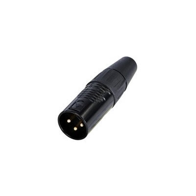 Разъем XLR, 3Pin, черный (Male) D1014-M Разъем XLR, 3Pin, черный (Male) D1014-M