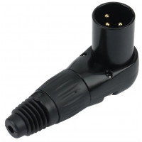 Разъем 3Pin, XLR угловой (Male) D1036-M Разъем 3Pin, XLR угловой (Male) D1036-M