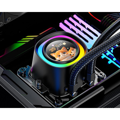 Водяное охлаждение для процессора ID-COOLING FX240 LCD Водяное охлаждение для процессора ID-COOLING FX240 LCD