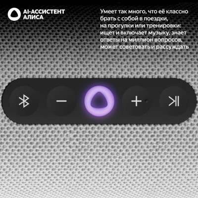 Умная колонка Яндекс Стрит серый Умная колонка Яндекс Стрит серый