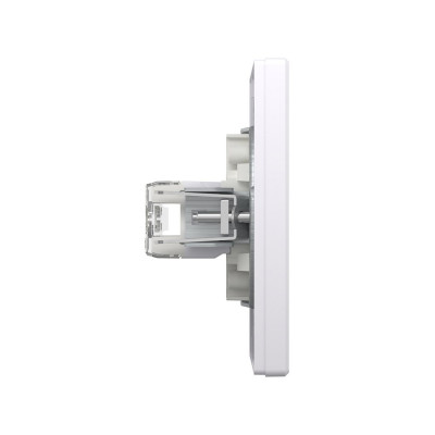 Розетка двойная компьютерная SE EPH4800121 Asfora RJ45 кат. 6 в сборе белый