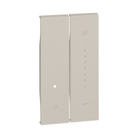 Лицевая панель Bticino KМ19 Living Now для кнопочного светорегулятора 2 модуля песочный