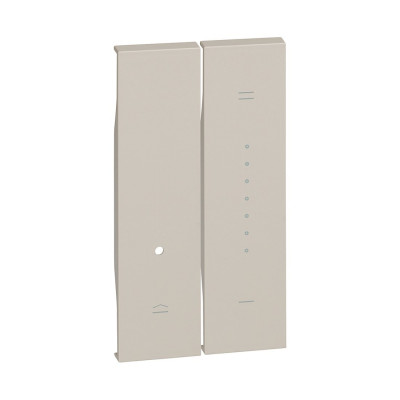 Лицевая панель Bticino KМ19 Living Now для кнопочного светорегулятора 2 модуля песочный