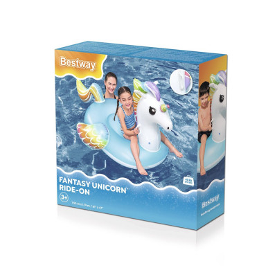 Надувная игрушка Bestway 41114 в форме единорога для плавания Надувная игрушка Bestway 41114 в форме единорога для плавания
