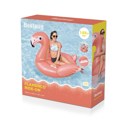 Надувная игрушка Bestway 41526 в форме фламинго для плавания Надувная игрушка Bestway 41526 в форме фламинго для плавания