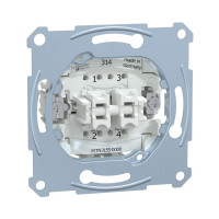 Кнопочный выключатель мех-м MERTEN MTN3155-0000 D-Life 2х клавишный Кнопочный выключатель мех-м MERTEN MTN3155-0000 D-Life 2х клавишный