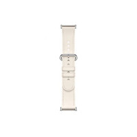 Кожаный сменный браслет Xiaomi Leather Quick Release Strap Cream white