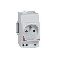 Розетка на DIN рейку 2к+З французский стандарт