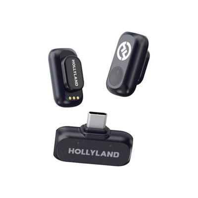 Петличный микрофон Hollyland Lark A1 Mini Duo USB-C Черный Петличный микрофон Hollyland Lark A1 Mini Duo USB-C Черный
