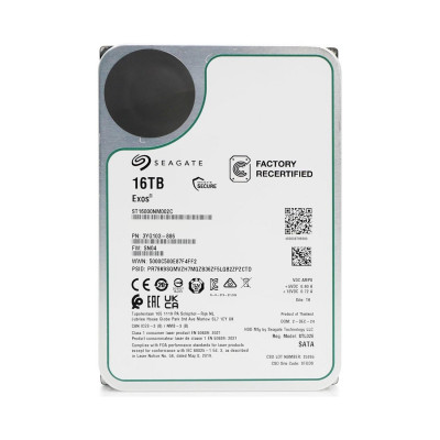 Жесткий диск Seagate Exos X16 ST16000NM002C 16TB SATA3 Жесткий диск Seagate Exos X16 ST16000NM002C 16TB SATA3