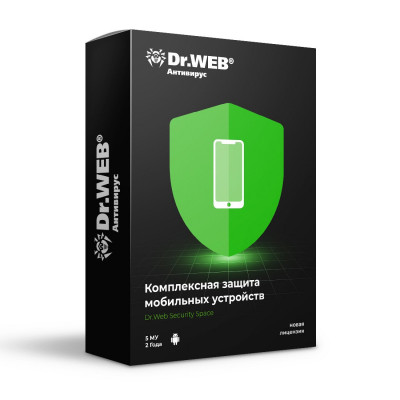 Антивирус Dr.Web Security Space для мобильных устройств 24М 5 МУ новая лицензия Антивирус Dr.Web Security Space для мобильных устройств 24М 5 МУ новая лицензия