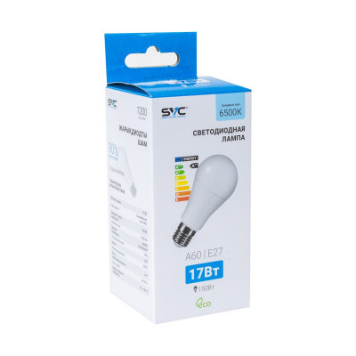 Лампа светодиодная SVC LED A60-17W-E27-6500K Холодный Лампа светодиодная SVC LED A60-17W-E27-6500K Холодный