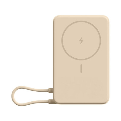 Портативный внешний аккумулятор Xiaomi Magnetic Power Bank 10000 with Built-in Stand Beige Портативный внешний аккумулятор Xiaomi Magnetic Power Bank 10000 with Built-in Stand Beige