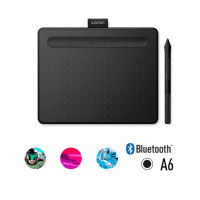Графический планшет Wacom Intuos Small Bluetooth (CTL-4100WLK-N) Чёрный Графический планшет Wacom Intuos Small Bluetooth (CTL-4100WLK-N) Чёрный