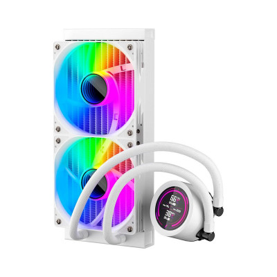 Кулер с водяным охлаждением 1STPLAYER TS1 240 WHITE Кулер с водяным охлаждением 1STPLAYER TS1 240 WHITE