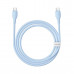 Интерфейсный кабель Baseus Ultra-Fast USB-C to USB-C 100W 1m Blue (P10376302312-01)