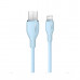 Интерфейсный кабель Baseus Pudding USB to iP 2.4A 1.2m Blue(P10355700311-B1)