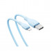 Интерфейсный кабель Baseus Pudding USB to iP 2.4A 1.2m Blue(P10355700311-B1)