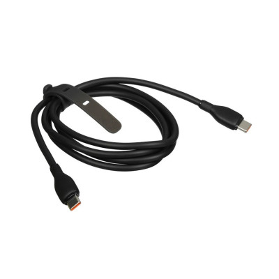 Интерфейсный кабель Baseus Pudding Type-C to Type-C 100W 1.2m Black (P10355702111-B1)