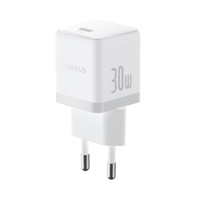 Адаптер питания Baseus Palm 1C 30W White (P10111605213-00)