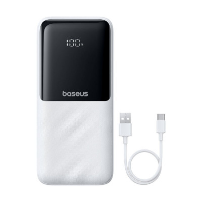 Портативный внешний аккумулятор Baseus Lipow 20000mAh 22.5W White (P10079102213-00)