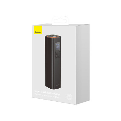 Автомобильный компрессор Baseus Super Mini Black (CRCQ000001)
