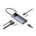 Док-станция Baseus Metal Gleam Series II 6-in-1 Grey (B00061802813-00)