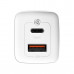 Адаптер питания Baseus GaN2 Lite Quick ChargerC+U 65W EU White (CCGAN2L-B02)