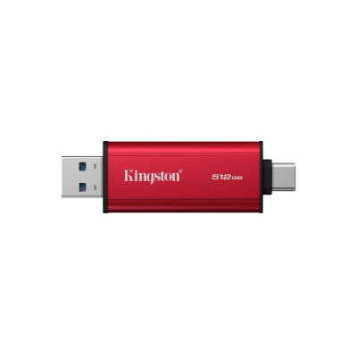 Внешний SSD диск Kingston 512GB Dual Portable Красный