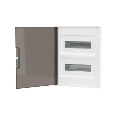 Щиток встраиваемый FRAME белый DKC F24B1WD 24 модуля с тонированной дверцей