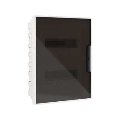 Щиток встраиваемый FRAME белый DKC F24B1WD 24 модуля с тонированной дверцей