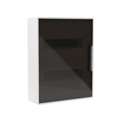 Щиток настенный FRAME белый DKC F24W1WD 24 модуля с тонированной дверцей