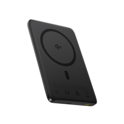 Портативный внешний аккумулятор Baseus PicoGo AM41 Ultra-Slim Qi2 Magnetic 10000mAh 27W Cosmic Black