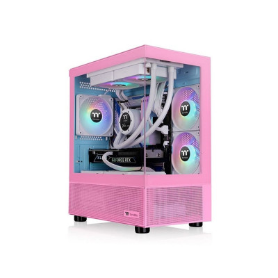 Компьютерный корпус Thermaltake View 170 TG Bubble Pink без Б/П