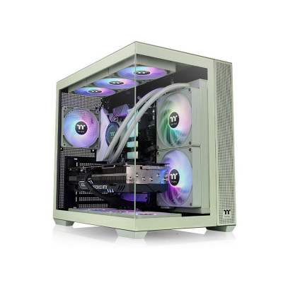 Компьютерный корпус Thermaltake View 380 TG ARGB Matcha Green без Б/П