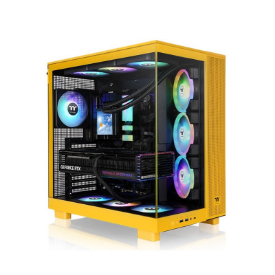 Компьютерный корпус Thermaltake View 380 XL TG ARGB Bumblebee без Б/П