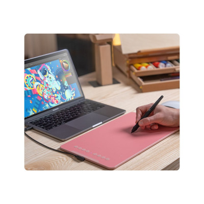 Графический планшет XP-Pen Deco 01 (V3) pink