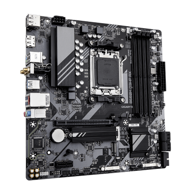 Материнская плата GIGABYTE B650M D3HP AX, AM5 B650, 4xDDR5, PCIe4.0, HDMI+2xDP, 2.5GLAN, 2xM.2, mATX