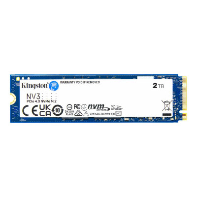 Твердотельный накопитель SSD 2000 Gb M.2 2280 Kingston SNV3S/2000G, PCIe NVMe Gen 4x4, W6000/R5000