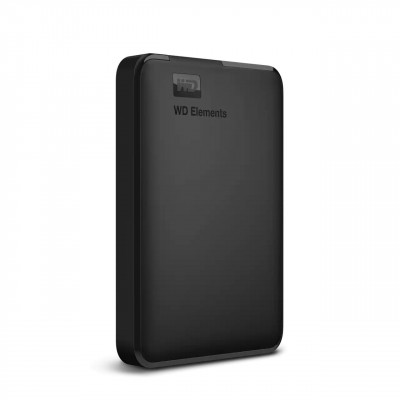 Внешний жесткий диск 1Tb, WD Elements Portable WDBUZG0010BBK-WESN, ext power via USB, black, USB 3.0