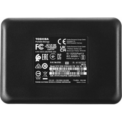 Внешний жесткий диск Toshiba 1Tb Canvio Basics HDTB510EK3AA, 2.5