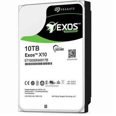 Жёсткий диск HDD 10 Tb SATA 6Gb/s Seagate Exos 7E10 ST10000NM017B 3.5