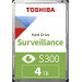 Жёсткий диск HDD 4 Tb SATA 6Gb/s Toshiba S300 HDWT840UZSVA 3.5