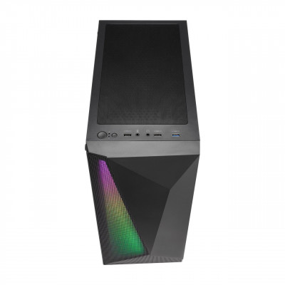 Компьютерный корпус FSP CMT195A, Без БП, 1xUSB3.0/2xUSB2.0, 1+3xFAN120 RGB, Glass, Black, ATX Компьютерный корпус FSP CMT195A, Без БП, 1xUSB3.0/2xUSB2.0, 1+3xFAN120 RGB, Glass, Black, ATX