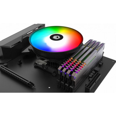 Кулер для процессора ID-Cooling DK-03 RAINBOW, S1700/1200/115x/AMD, 100W, 500-1800rpm, 61.5CFM, 4pin