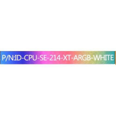 Кулер для процессора ID-Cooling SE-214-XT ARGB WHITE, S1700/1200/115x/AMD, 180W, 500-1500rpm, 4pin