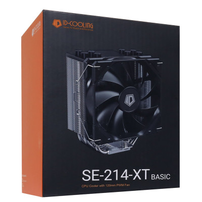 Кулер для процессора ID-Cooling SE-214-XT BASIC, S1700/1200/115x/AMD, 180W, 12cm, 700-1800rpm, 4pin